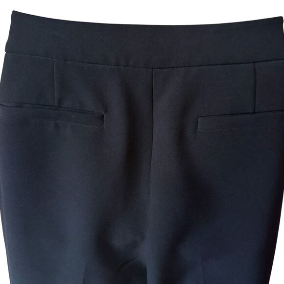 Kate Spade Black Crop Pants With Lace Trim On The Side Size 8 - Picture 7 of 10